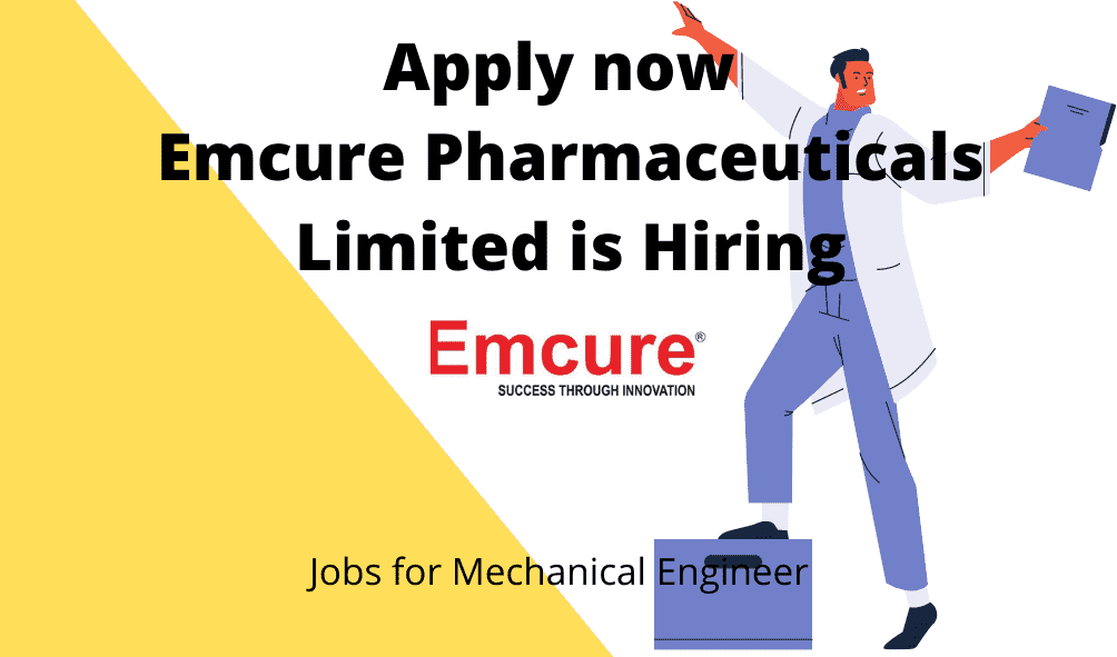 Emcure Pharmaceuticals Limited Is Hiring | Lead For Critical Systems ...