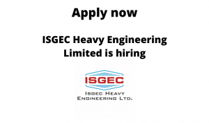 ISGEC-Heavy-Engineering-Limited-hiring