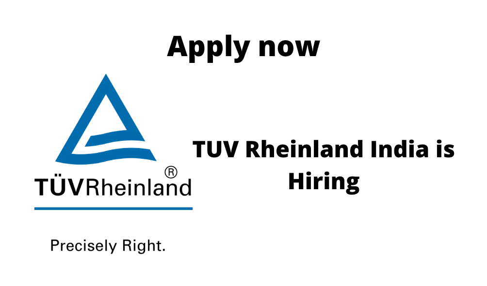 TUV-Rheinland-India-is-hiring